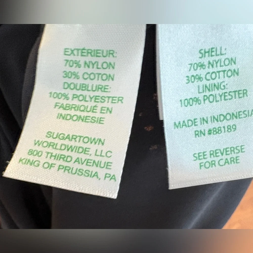 Lilly Pulitzer Blouse Black Lace Jacelynne Peplum Ruffle Hem SZ XL Plus Size - Picture 11 of 13